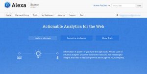 New Look of Alexa Homepage