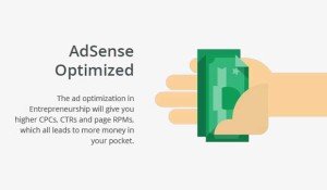 Adsense Optimized ENtrepreneurship Magazine WordPress Theme