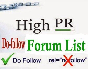 High PR Dofollow Forum List