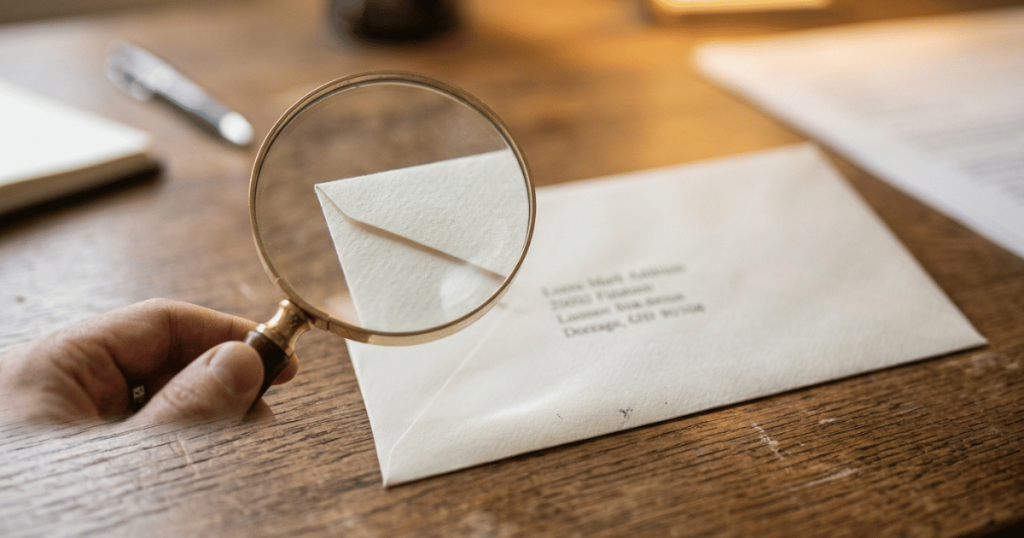 How to Read a Business Return Address?