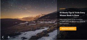 HowTo Theme with Built-in Elegant Slider Option
