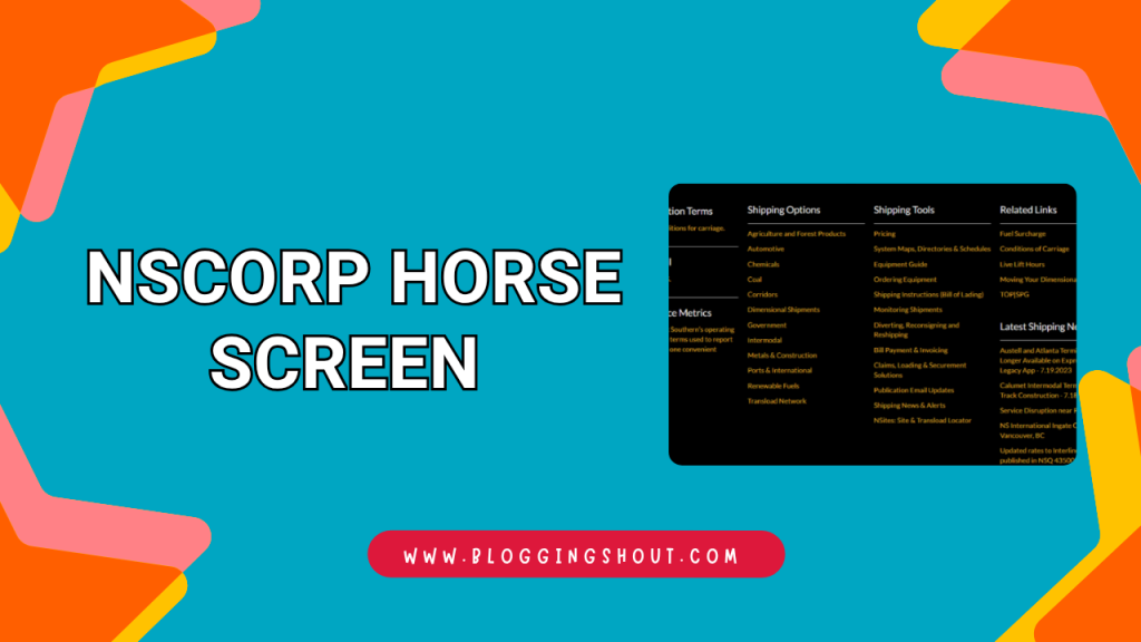 NSCorp Horse Screen