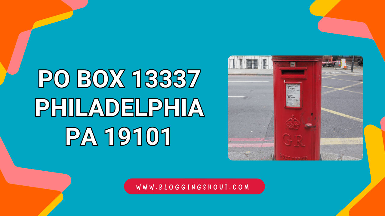 PO Box 13337 Philadelphia PA 19101