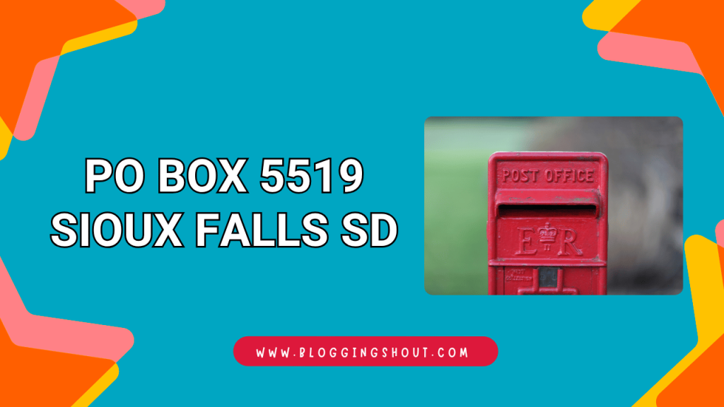 PO Box 5519 Sioux Falls SD Safe