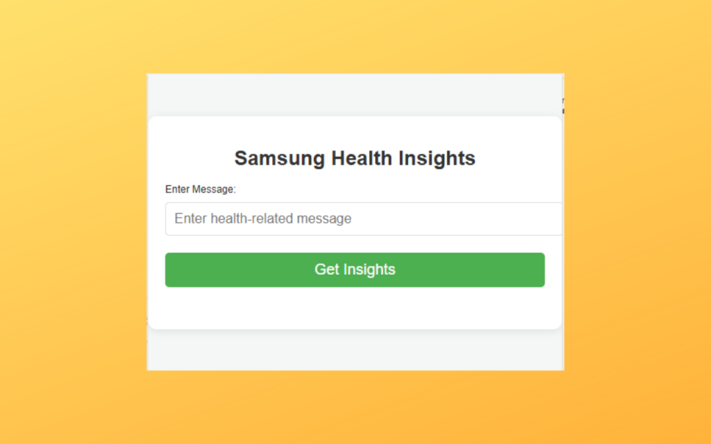 Samsung Health For PC