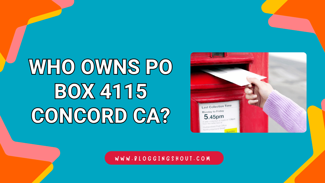 Who Owns PO Box 4115 Concord CA?