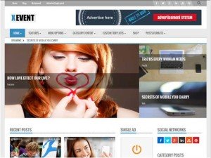 Xevent Magazine Theme