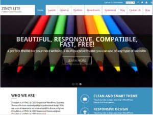 Zincy Lite - Free WordPress Theme