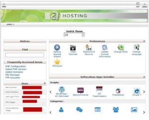 A2hosting Control Panel