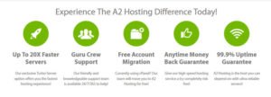 A2hosting features