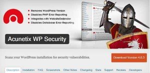 Acunetix WP Security Plugin