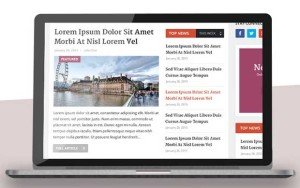 Featured Posts Section in News Online Theme