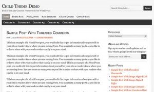 Georgia Free Genesis Child Theme