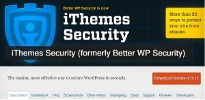 iThemes Security Plugin