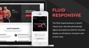JustFit with Fluid Responsive Design