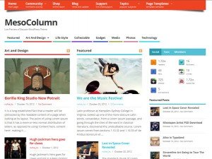 mesocolumn-free-wordpress-theme