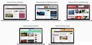 NewsOnline Theme with Multiple Layouts