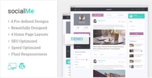 socialMe Theme Review