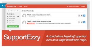 SupportEzzy Ticket System - WordPress Plugin
